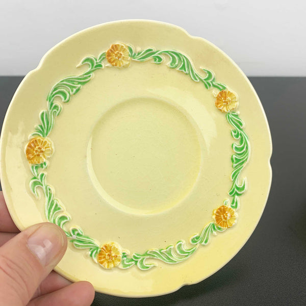Carlton Ware 'Buttercup' gravy boat and underplate