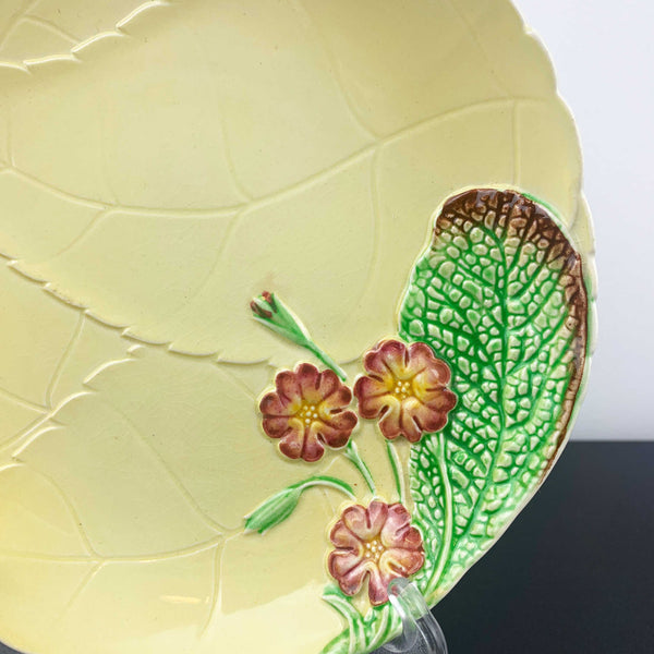 Carlton Ware 'Primula' plate in yellow
