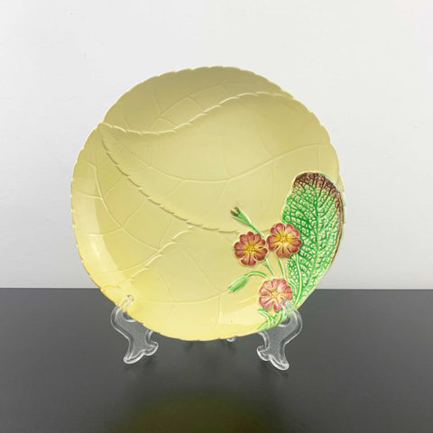 Carlton Ware 'Primula' plate in yellow