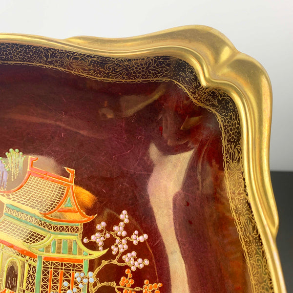 Carlton Ware Rouge Royale 'New Mikado' bowl