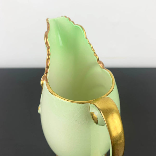 Carlton Ware Australian design small creamer in the Vert Royale style