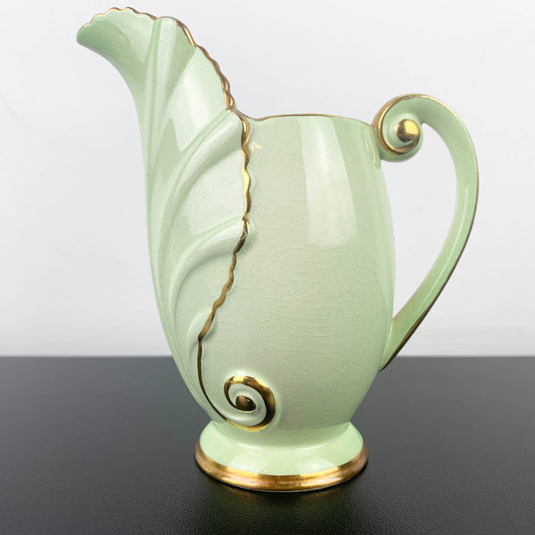 Carlton Ware Australian design small creamer in the Vert Royale style
