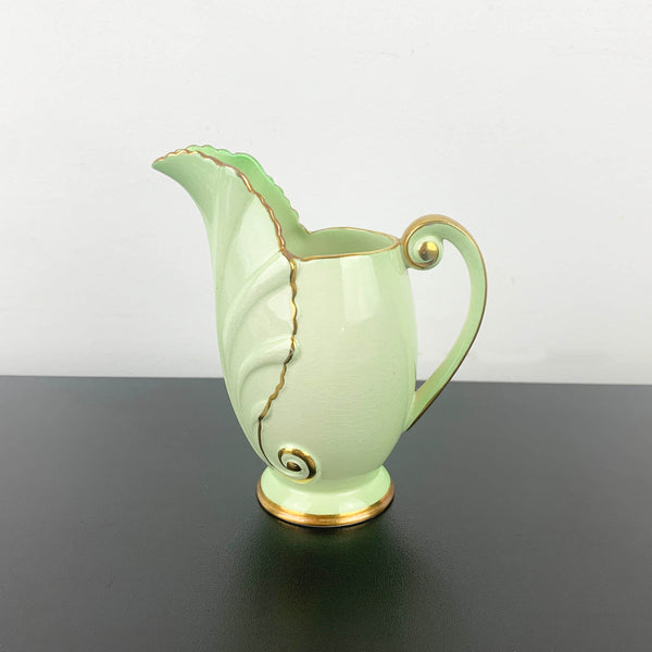 Carlton Ware Australian design small creamer in the Vert Royale style