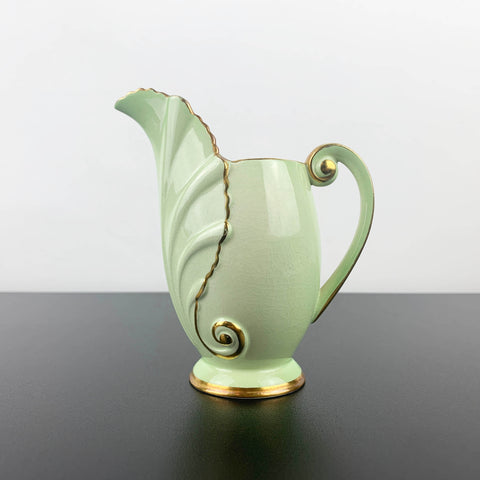 Carlton Ware Australian design small creamer in the Vert Royale style