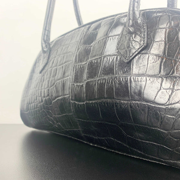 Jane Shilton for Cellini leather croc style shoulder bag