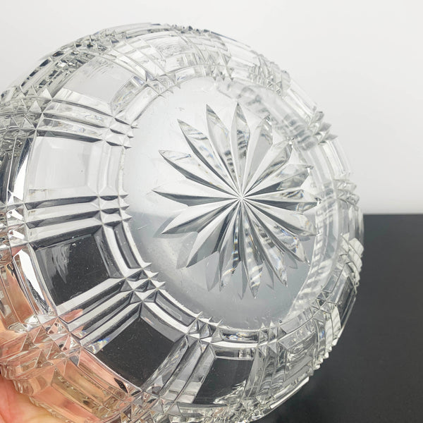 Check Pattern Large Serving Bowl