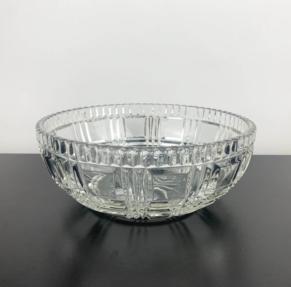 Check Pattern Large Serving Bowl