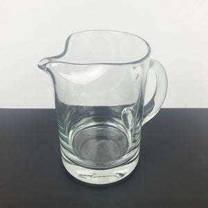 Hand blown pinched spout glass jug