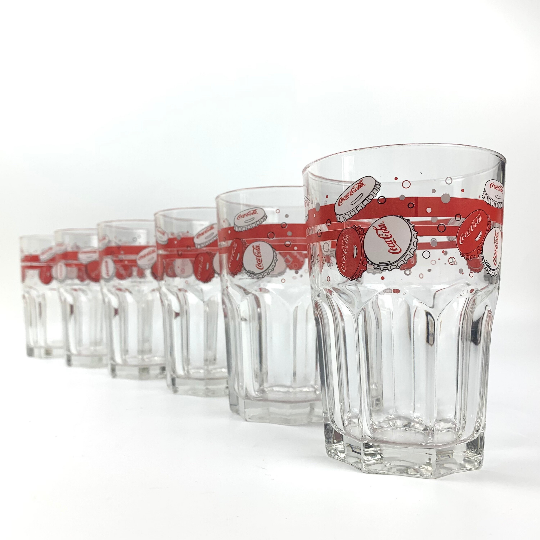Coca Cola collectible glasses set of 6