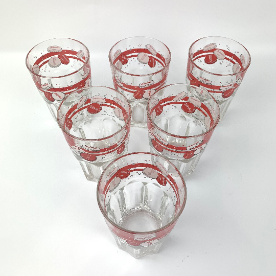 Coke collectible glasses set of 6