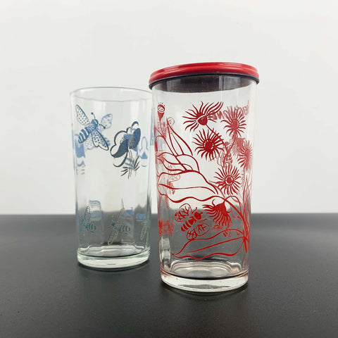 Collectible honey glasses Pyro Label - Set of 2