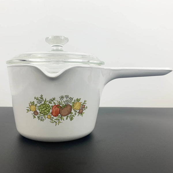Corningware Spice O' Life double lipped saucepan with lid