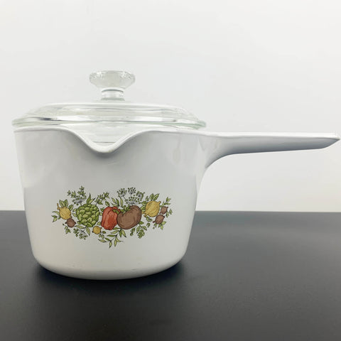 Corningware Spice O' Life double lipped saucepan with lid