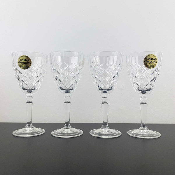 Cristal D'Arques 'Dauphine' liqueur and sherry glass - Set of 4