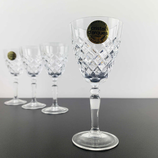 Cristal D'Arques 'Dauphine' liqueur and sherry glass - Set of 4