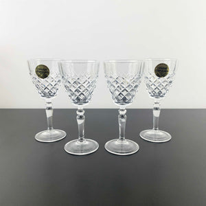 Cristal D'Arques 'Dauphine' liqueur and sherry glass - Set of 4