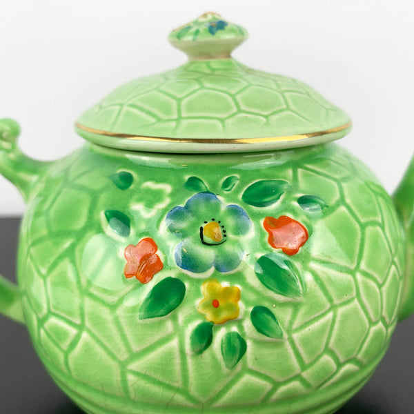 Crown Devon 'Garden Path' Small Teapot