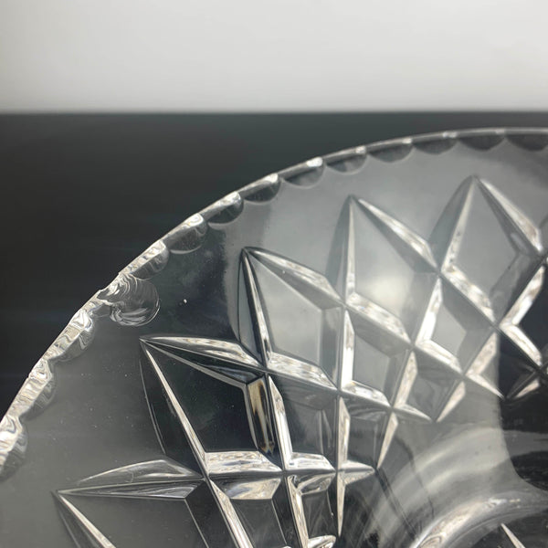 Grimwade Diamond Cut Bowls by Crown Crystal - Set of 2