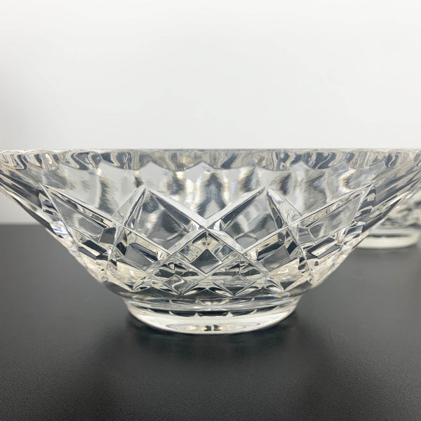 Grimwade Diamond Cut Bowls by Crown Crystal - Set of 2