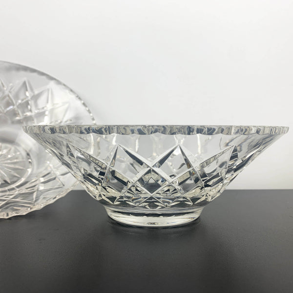 Grimwade Diamond Cut Bowls by Crown Crystal - Set of 2