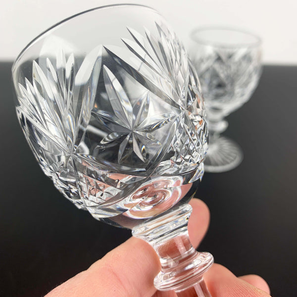 Webb Corbett 'Prince Regent' Sherry & Liqueur Glass - Set of 2