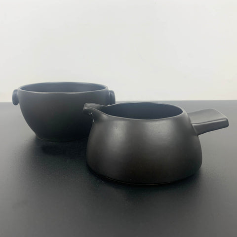 Rare Bofa Keramik sugar bowl and creamer set