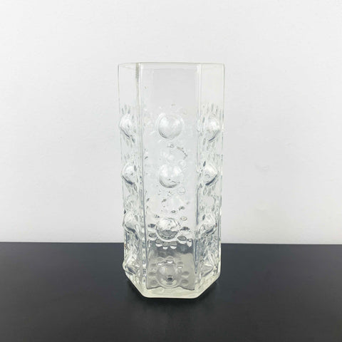 Frank Thrower 'Nipple' vase by Dartington Crystal