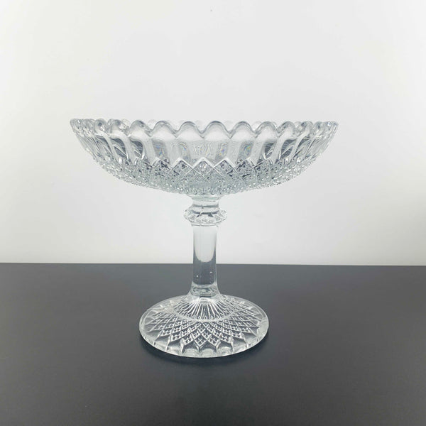 Davidson Glass Suite 1895 footed compote c.1920's