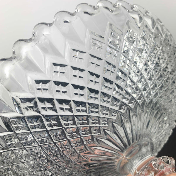 Davidson Glass Suite 1895 footed compote c.1920's