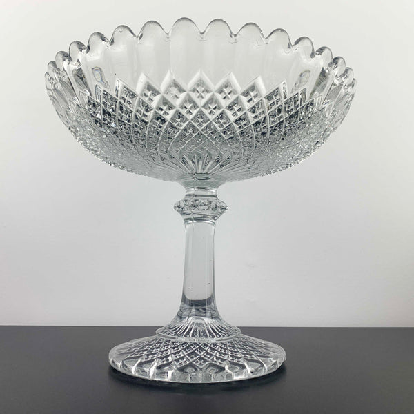 Davidson Glass Suite 1895 footed compote c.1920's