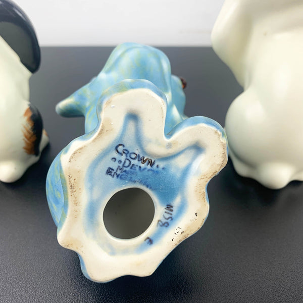 Crown Devon art deco dog figurines - Sold separately
