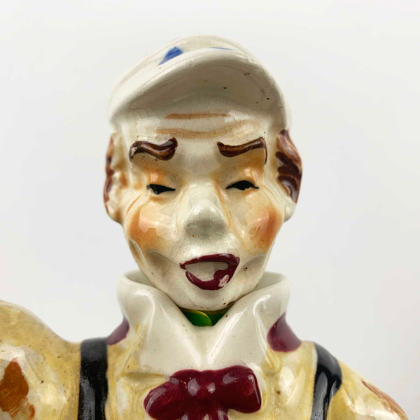 Mid Century Ceramic Drunk Man Decanter