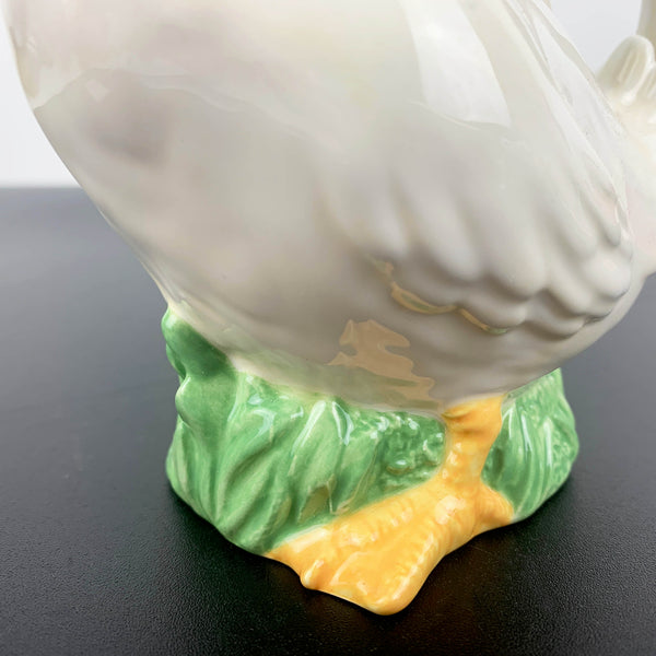 Ceramic duck figural milk jug