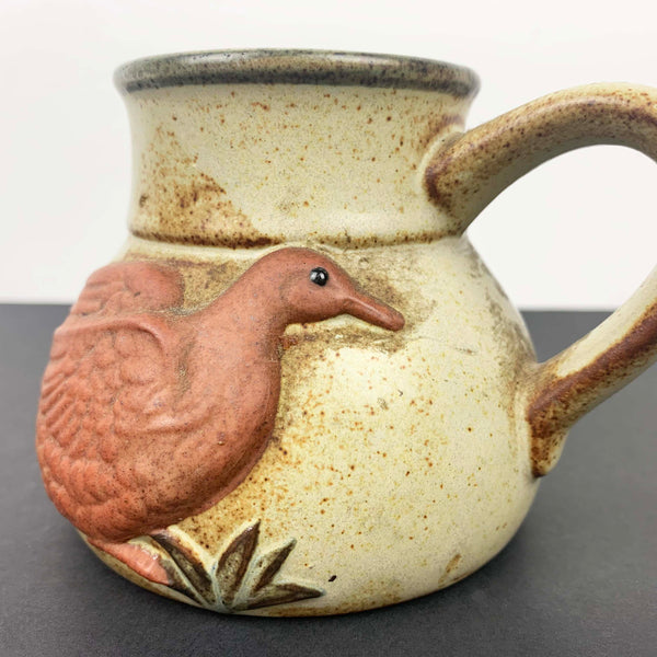 Gempo Pottery Duck Coffee Mug close up