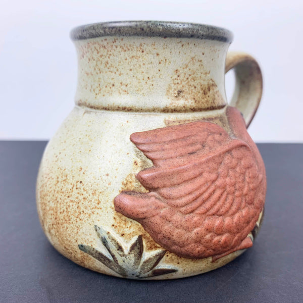 Gempo Pottery Duck Coffee and Tea Mug showing duck tail