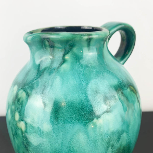 Dümler & Breiden 305/21 West German Turquoise Pottery Jug