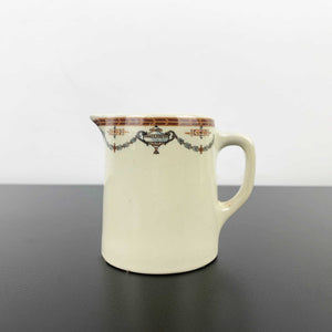 Grindley Hotel Ware for Loftus Moran 1940 ceramic creamer