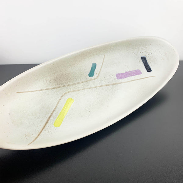 Ellis Studio Large Oval Platter with MCM abstract design