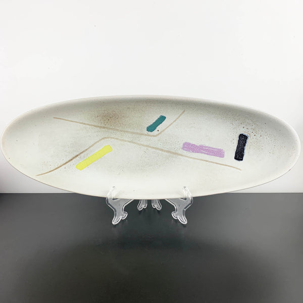 Ellis Studio Large Oval Platter with MCM abstract design