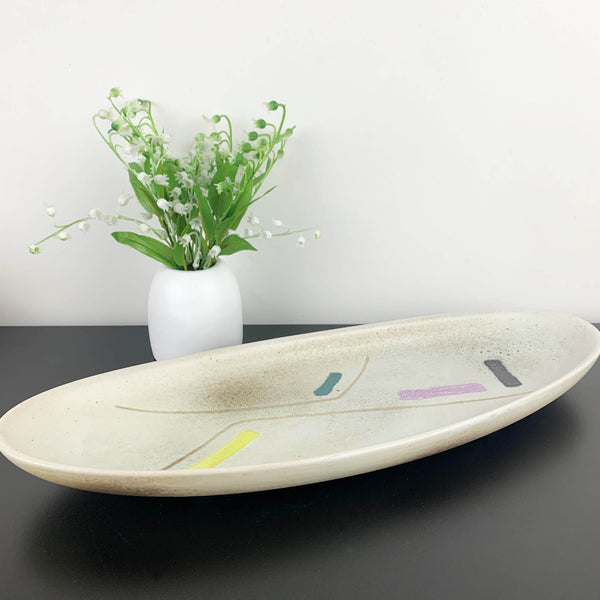 Ellis Studio Large Oval Platter with MCM abstract design