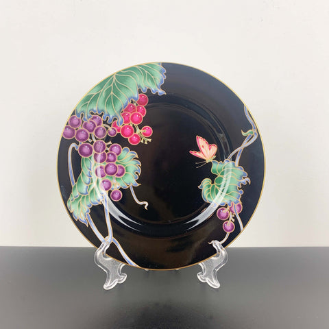 Fitz and Floyd 'Cloisonne Grape' salad plate