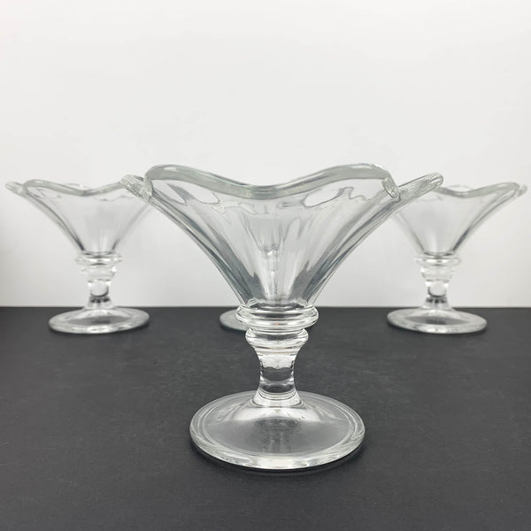 Flower Shape Footed Dessert Glass - Set of 4