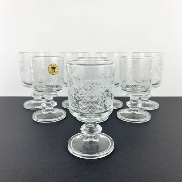 Cristalleria Fratelli Fumo wine glasses in 2 sizes