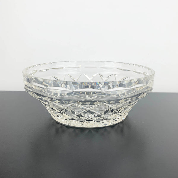 Grimwade Crown Crystal diamond cut serving bowl