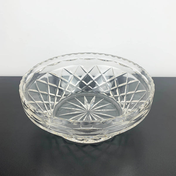 Grimwade Crown Crystal diamond cut serving bowl