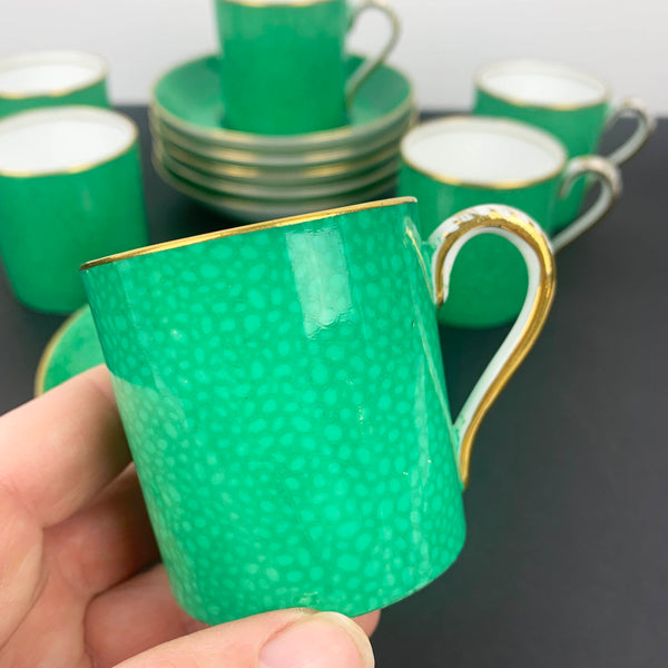 Grosvenor China rare 1920's espresso cup detail view