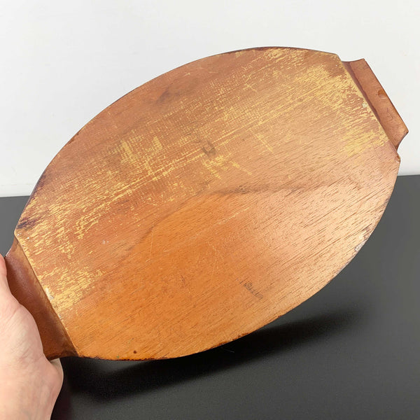 Timber tray with hand painted May Gibbs illustration 'Gumnut Babies'