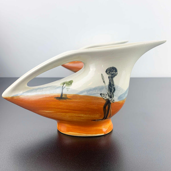 Harry Whyte indigenous art pottery jugs - sold separately