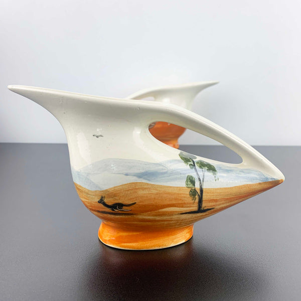 Harry Whyte indigenous art pottery jugs - sold separately