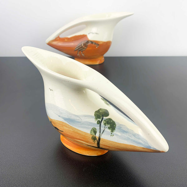 Harry Whyte indigenous art pottery jugs - sold separately